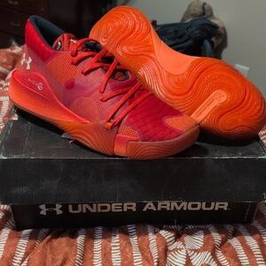 Under Armour Vibrant Red Sports Sneakers